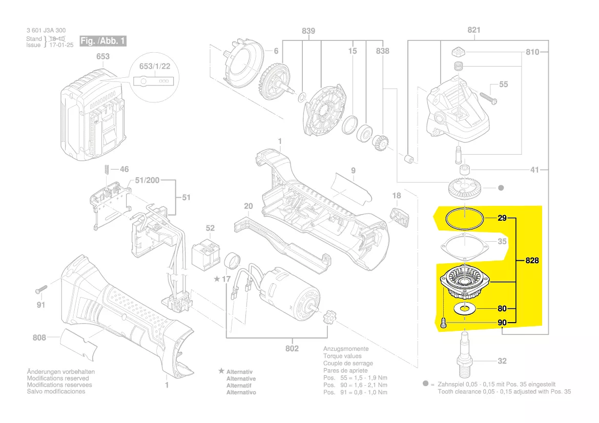 Flasque de palier réf. 1 617 000 6B3 BOSCH